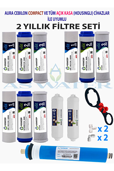 As Water İhlas Cebilon Compact ve Tüm Açık Kasa Cihazlar ile Uyumlu 2 Yıllık ...