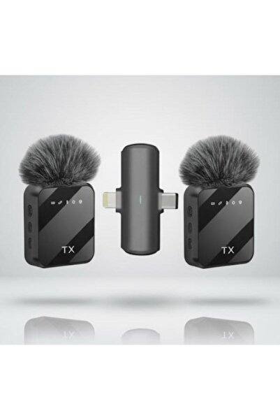 ENINNOVA F15-2 Wireless Microphone with Omni Recording, Auto Noise Reduction