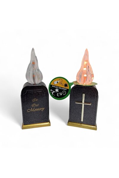 Cortina Solar Candle with Flame Effect