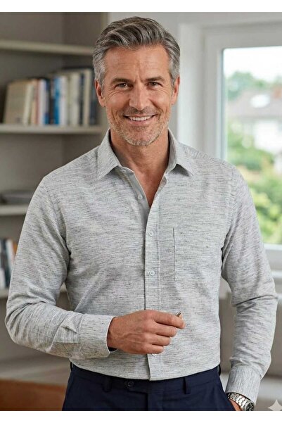 Grand Star НОВА СЕЗОННА КЛАСИЧЕСКА МЪЖКА РИЗА С ДЪЛГИ РЪКАВИ, ДЖОБОВЕ И БАТИК...