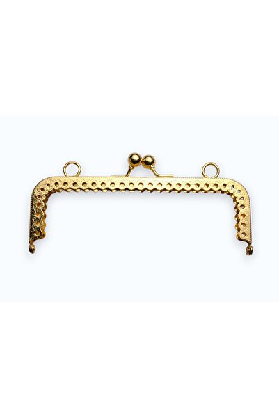 Prestij Boncuk Angled Gold Color Bag and Wallet Clips 14 cm