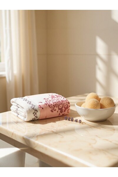 Özdilek Πετσέτα χεριών και προσώπου Emily Βελούδο 50×90 εκ. ροζ