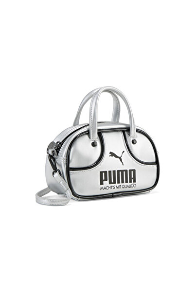 Puma 1976 Metallic Micro Gb Shoulder Bag -Width: 25 Cm, Length: 10 Cm, Leathe...