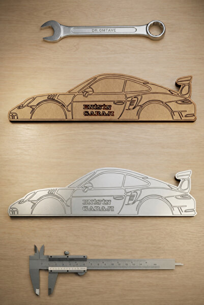 MADELOANDCO Kişiye Özel Araba Tasarımlı Ahşap İsimlik 25 cm – Çocuk Oda Dekoru