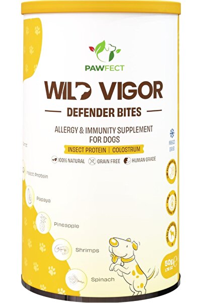 Wild Vigor Defender Bites Köpekler İçin Alerji ve Takviye