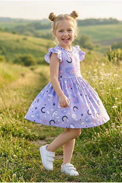 minikiss Πλήρης στάμπα με λεπτομέρειες Καλοκαιρινό Μονό ζέρσεϊ ελαστικό ύφασμ...