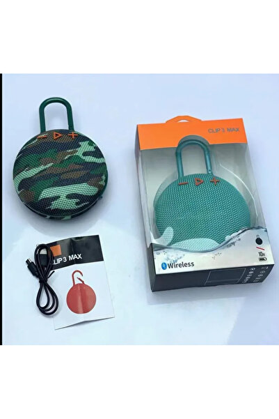 xonex Clip3 max , Bluetooth Hoparlör,TF/SD 10 saat şarj süresi pembe