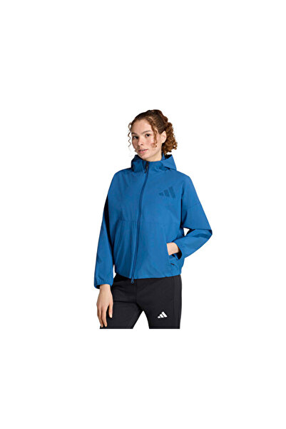 adidas W Z.N.E. Wv Tt Women's Casual Jacket Kf0580 Blue