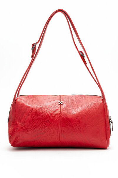 Dericlub Cosmo Kadın Vintage Gerçek Deri Omuz Çanta