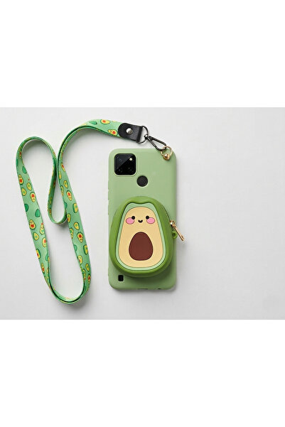 OSG حافظة هدية متوافقة مع Realme C21Y تحتوي على حقيبة و محفظة حرفًا ثلاثي الأ...