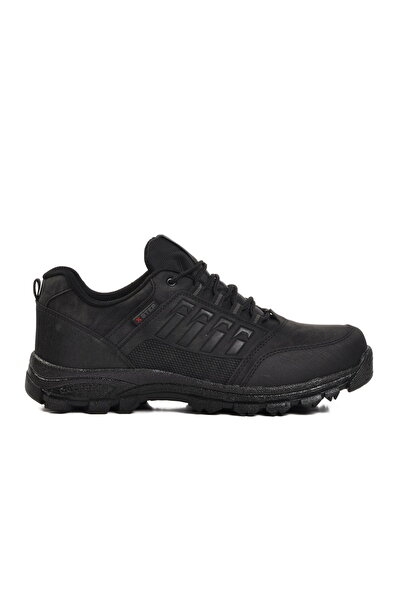 Aspor Black Large Size Men's Outdoor Shoes