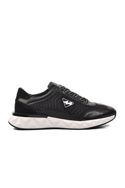 MARCOMEN Black White Men's Sneaker