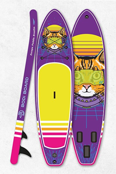Bodi Board SUP BOARD Cat Edition 350x84x15cm Full Set Hediyeli