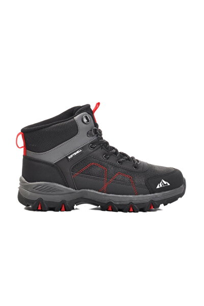 Aspor Black Red Unisex Outdoor Boots
