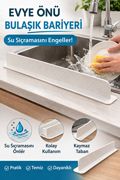 Doori Evye Önü Su Sıçrama Önleyici Bariyer – Bulaşık Yıkama Sıçrama Koruyucu ...