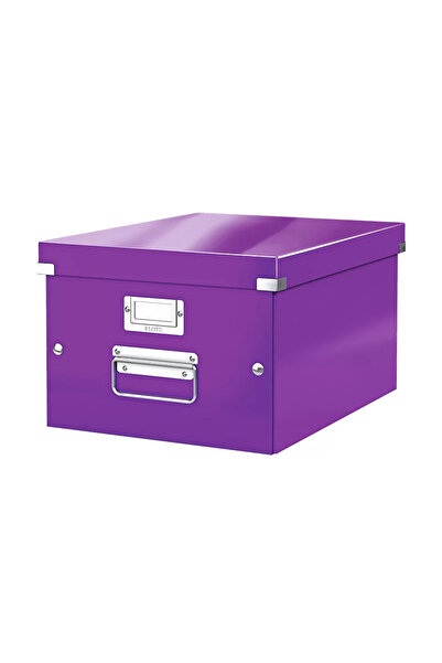 Leitz 6044 WOW C&S ORTA BOY SAKLAMA KUTUSU METALİK MOR