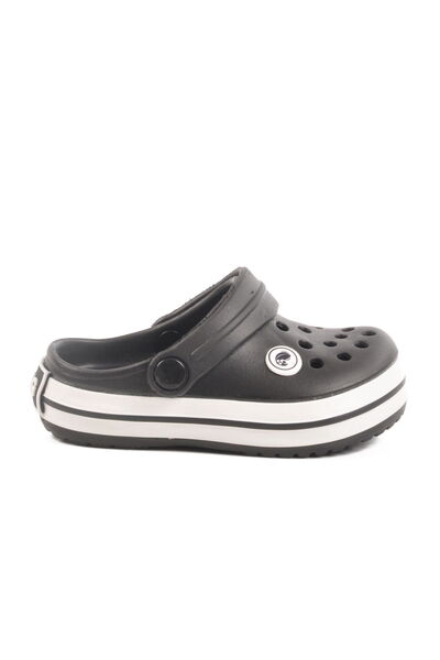 Aspor Black Eva Unisex Kids Sabo Slippers