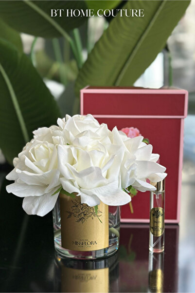 Miss Flora SOLMAYAN CAM GOLD BEYAZ 7 GÜL