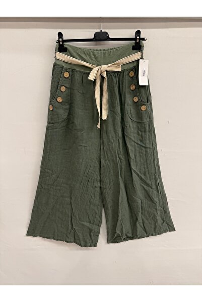 della moor Antolon de damă, kaki, italian, cu nasturi, cu buzunare, Ke curea ...