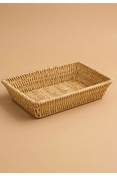 MİS KİTCHEN Rectangular Wicker Rattan Bread Basket – Decorative Presentation ...