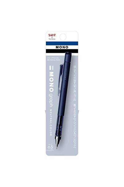 Tombow Mono Graph Neutral 0.5mm Mechanical Pencil Matte Navy Blue / Dpb-141A