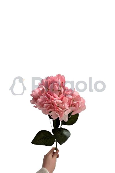 Pingolo زهرة الأورتانكا الاصطناعية ذات 5 فروع PNG-505-وردي