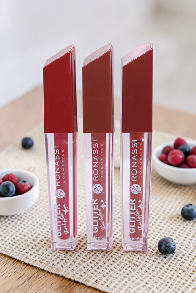RS Ronassi Cosmetics Glitter Shine Lipgloss Parlak Işıltılı Likit Ruj
