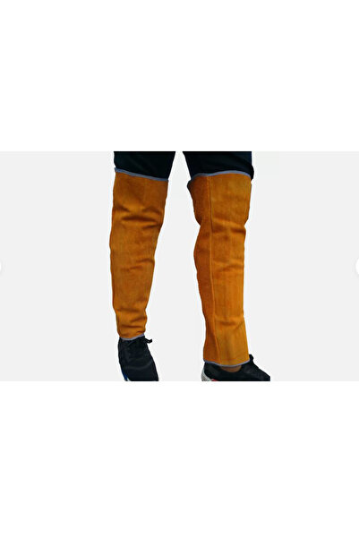 TYD واقي القدم والساق من النوع D جلد للحام - مقاوم للحرارة والشعلة