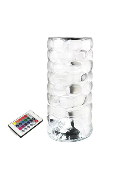 Homegenius Lampă de masă sau noptieră cu design în formă de picătură de apă, ...