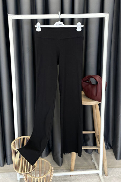Tmptekstil Flared Leggings - Black Black