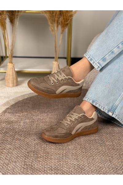 Eysha Melisandre Pantofi sport confortabili pentru femei, cu talpă plată șire...