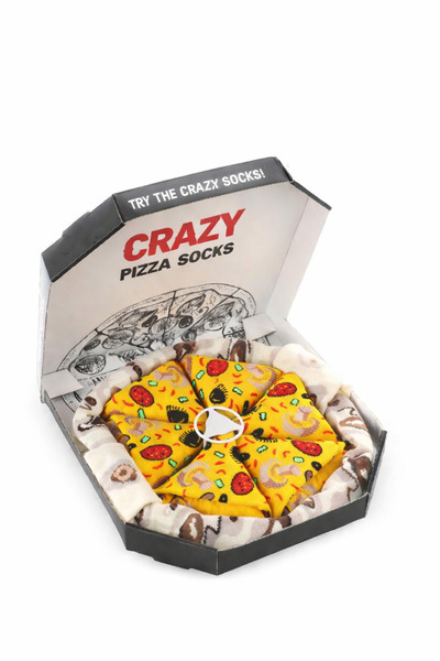 Crazy Socks 4 قطع من بيتزا كونسبت بريميوم