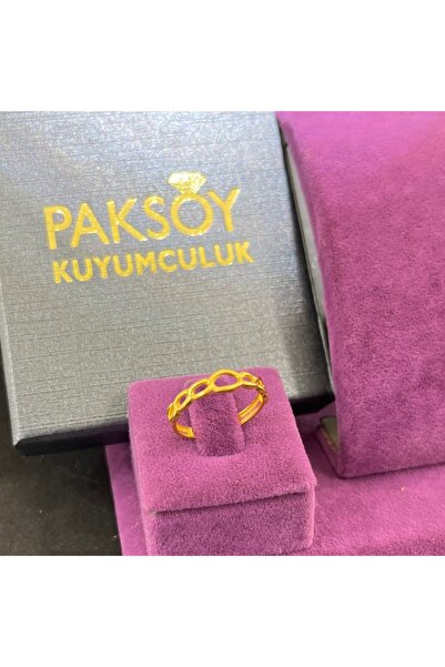 paksoy kuyumculuk 22 Ayar Altın Yüzük Samanyolu Özel Tasarım 1.86gr 16 Numara...