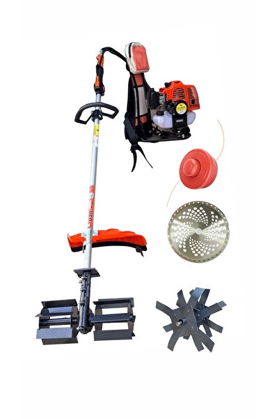 ADER Sırt Çantalı Ot Kesme Çapa Makinesi Tırpan 2.1 hp