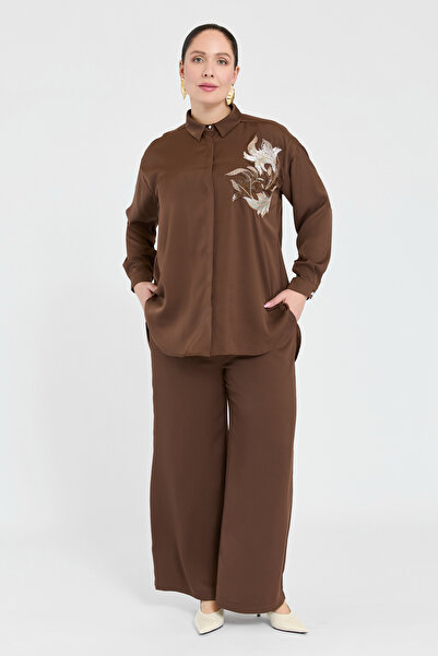 MÜSEMMA Plus Size Ni̇lüfer Set