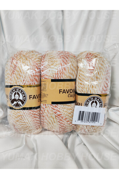 Ören Bayan FAVORİ CAİPO Bej Ebruli El Örgü İpi (3 Adet) - Renk: 234