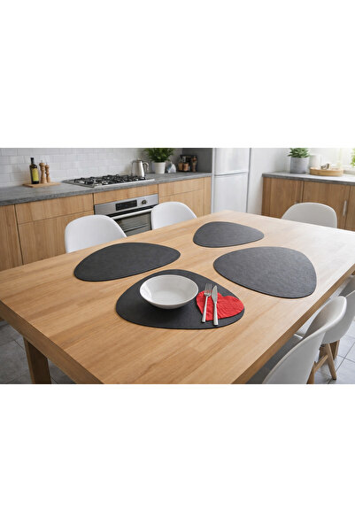 OEM Table protector plate holder, 4 pieces, black/gray