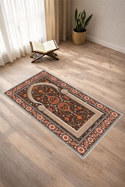 Pelura Halı سجادة صلاة كلاسيكية النمط مكونة من طباعة رقمية قطع مانع للانزلاق ...