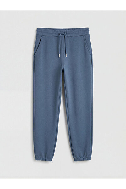 LC Waikiki LCW EVERYDAY Indigo Soft Touch Kadın Jogger Eşofman Altı