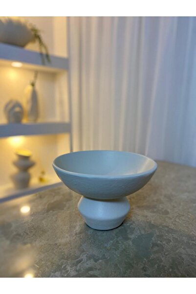 Tuge Home Lux Tabak Seramik Vazo – Kum Beji