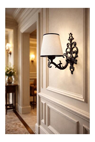 DEDE Zamak Metal Applique with Black Static Painting, Black Tape, and Cream Hat