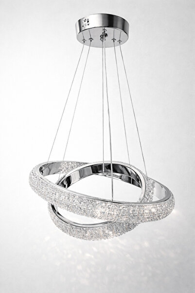 KRL LİGHTİNG Modern İki Katlı Kumandalı Avize