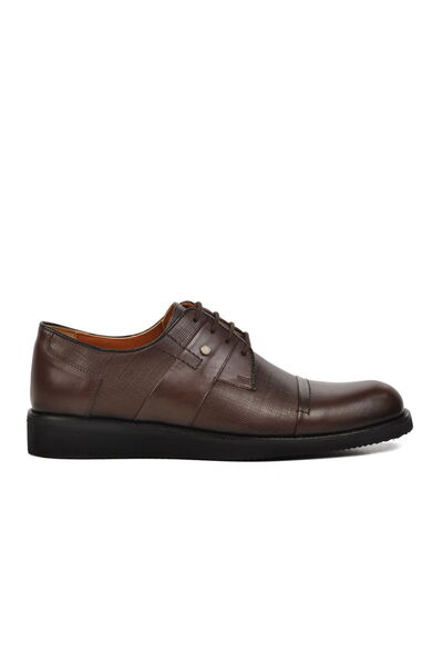 Aspor Brown Genuine Leather Men's Classic Shoes Premium