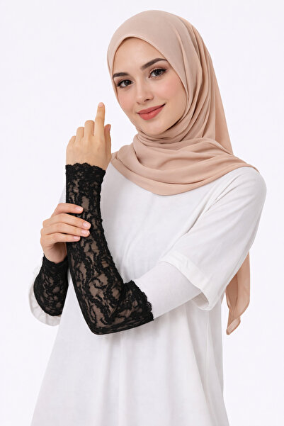 mim eşarp Lace Sleeve