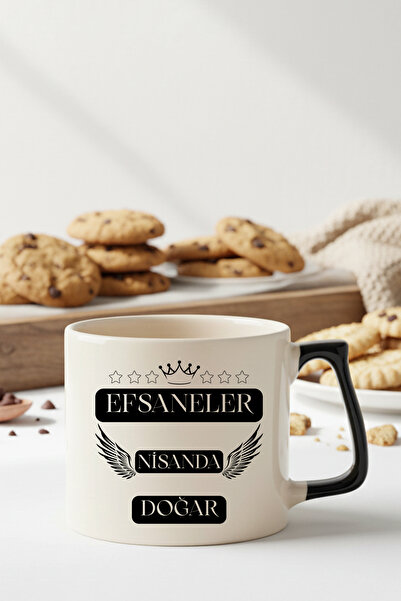 giftkonsept Crown and Star Patterned Legends Are Born in Nisanda Printed Birt...