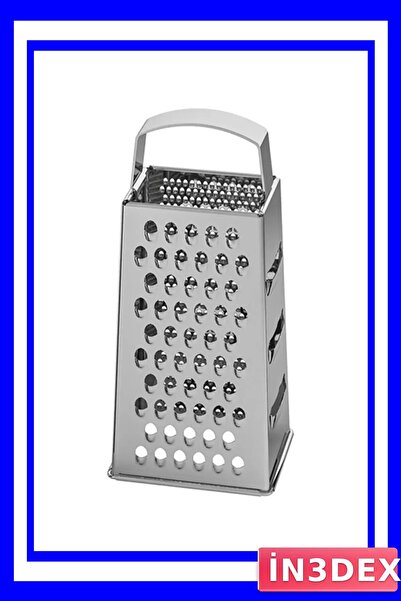 İN3DEX Stainless Steel Kitchen Grater 12X10X20 cm