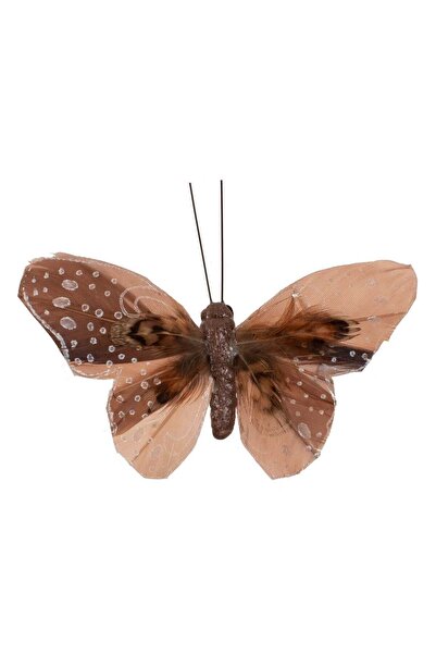 OEM Fluture Decorativ pentru Perdea Moka Maro 10cm