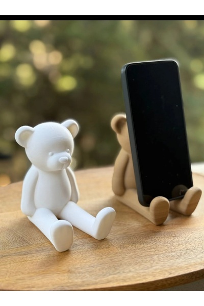 Markasız ucuz BABURA Sevimli Ayıcık Figürlü Telefon Tutucu - Masaüstü Dekorat...