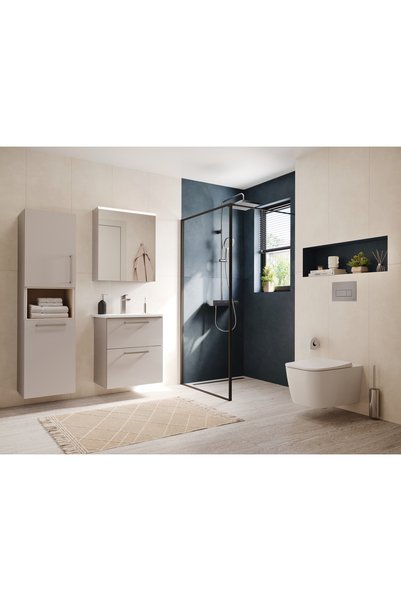 Artema صنبور حوض فيترا مينيماكس مربع الشكل A43722، مرتفع، كروم