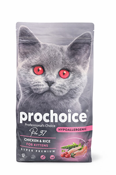 ProChoice برو تشويس برو 37 طعام جاف للقطط الصغيرة بنكهة الدجاج والأرز 2 كجم -...